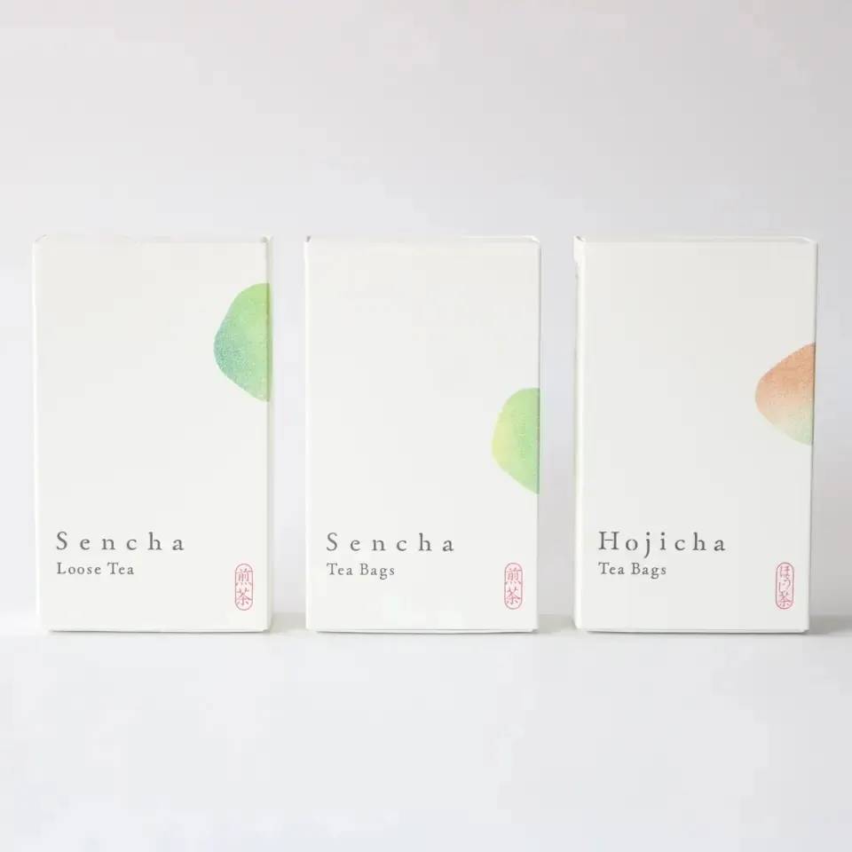 空洞庵の煎茶の商品パッケージ